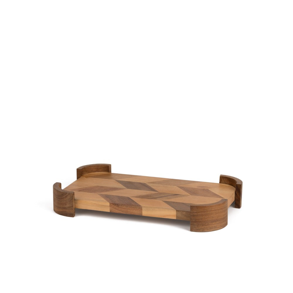 Kit Bandejas em madeira Artesan - 2pcs