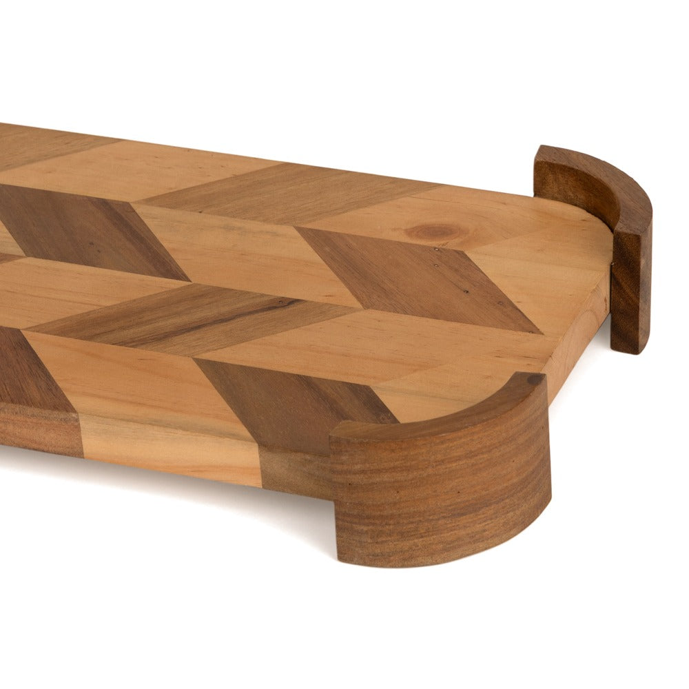 Kit Bandejas em madeira Artesan - 2pcs