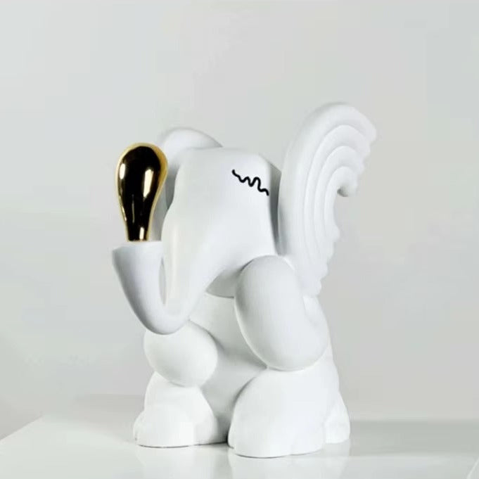 Escultura Elefante Lúdico - design contemporâneo