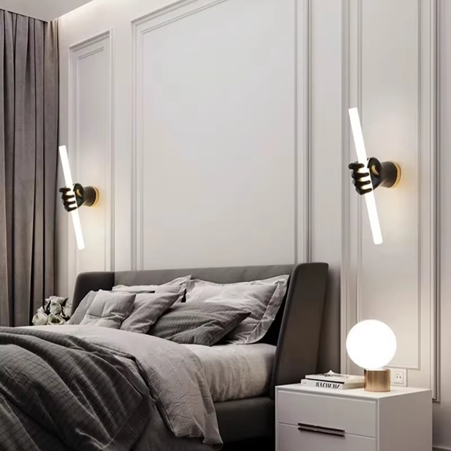 Luminária de mesa & Arandela Mãos - Design Contemporâneo