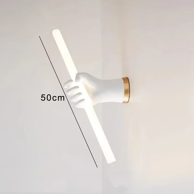 Arandela em led Mãos - Design Contemporâneo