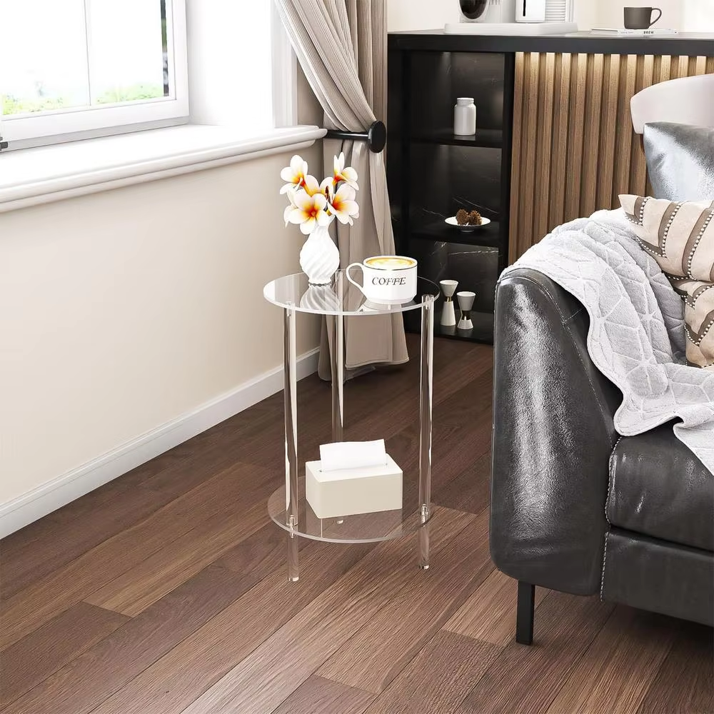 Mesinha em acrílico Circular