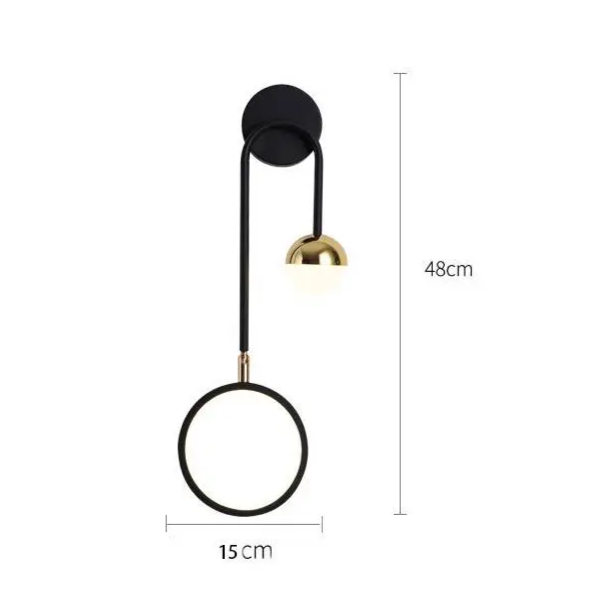 Arandela Malibu - *design moderno - Black Friday