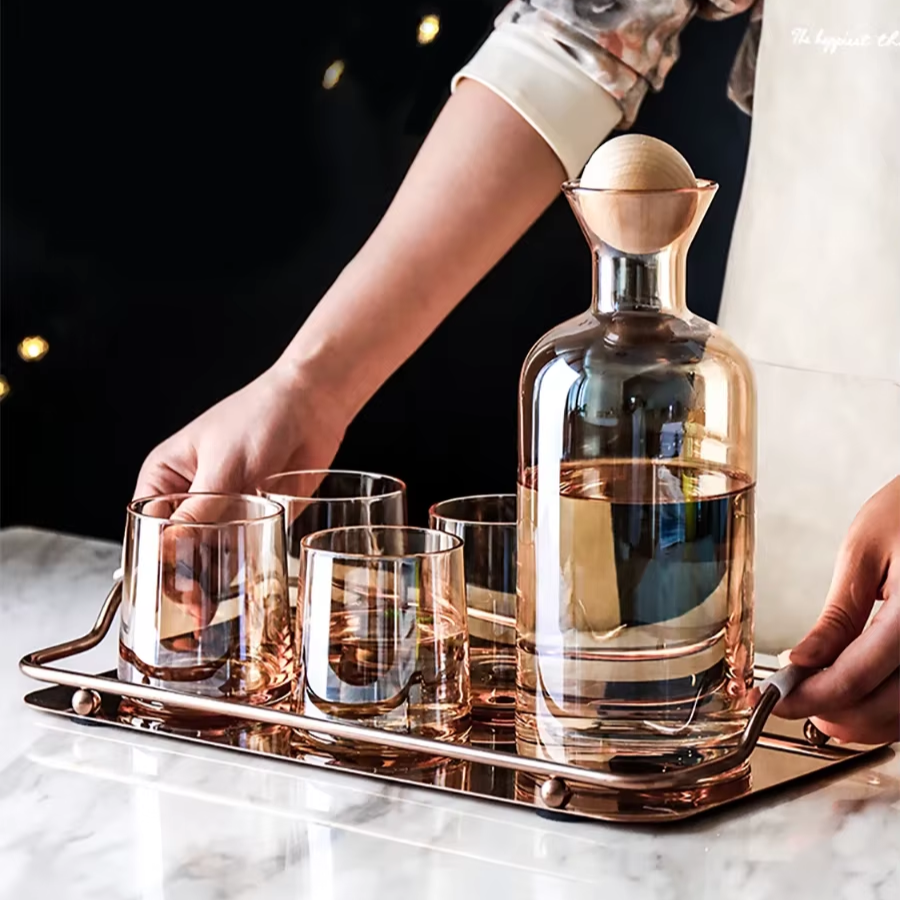 Jogo 5pcs - Jarra & Copos Veneza