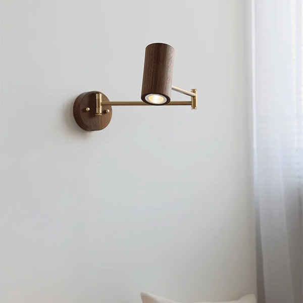 Arandela articulável - Madeira & Metal