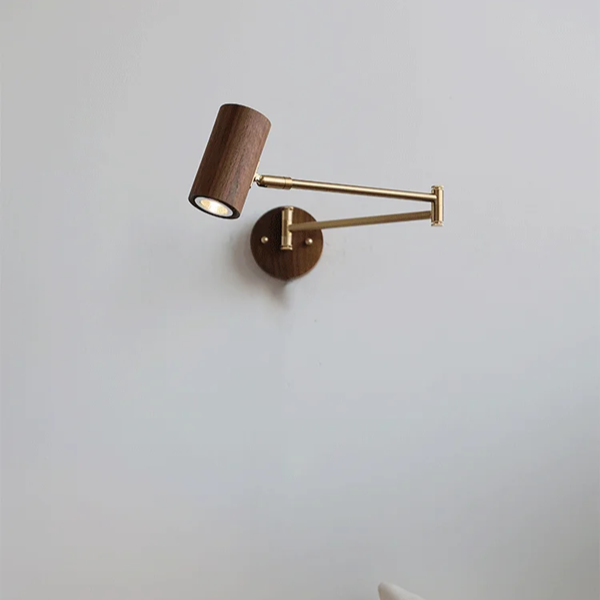 Arandela articulável - Madeira & Metal