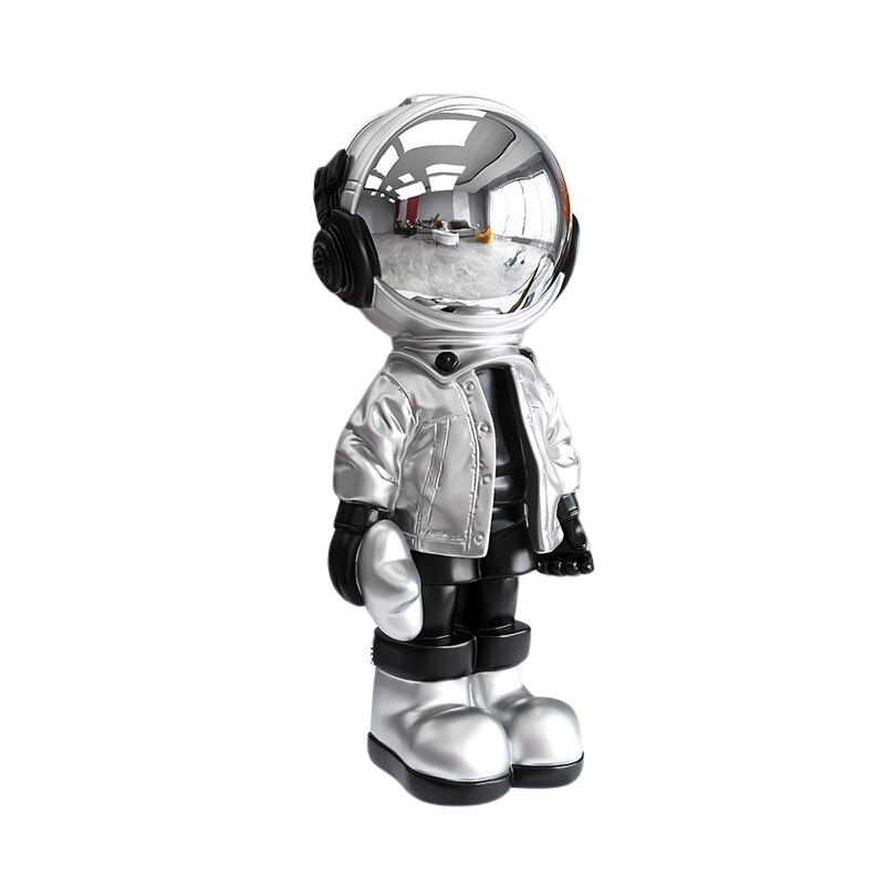 Escultura decorativa Astronauta - design criativo