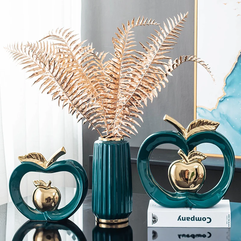 Adornos decorativos Big Apple - em cerâmica esmaltada