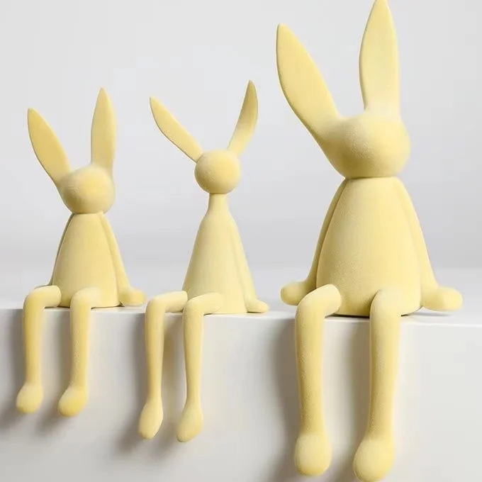 Esculturas decorativas Rabbit - design moderno