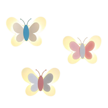 Arandela Borboleta - lúdica e acriativa