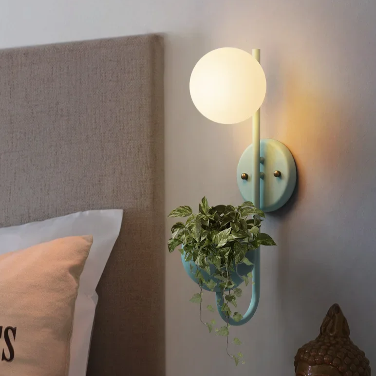 Arandela com vaso Boutique Garden - *edição cores especiais