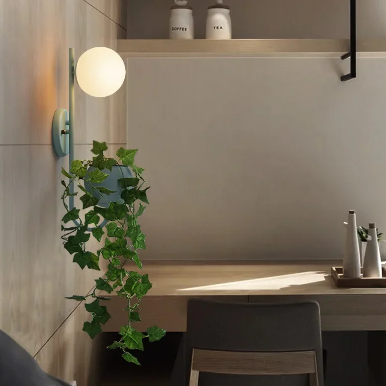 Arandela com vaso Boutique Garden - *edição cores especiais