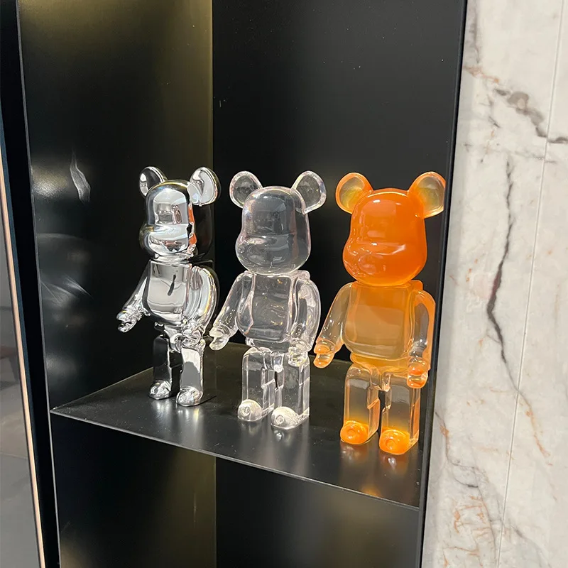 Escultura decorativa Bricks Transparentes - toy art