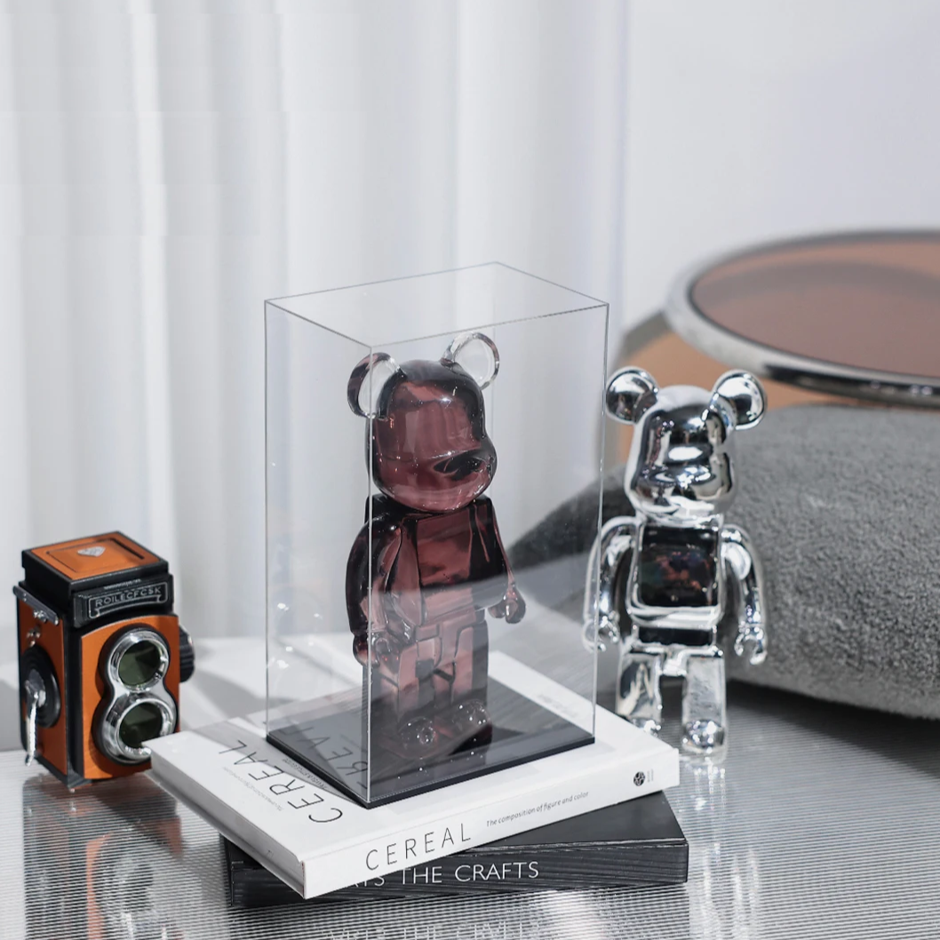 Escultura decorativa Bricks Transparentes - toy art