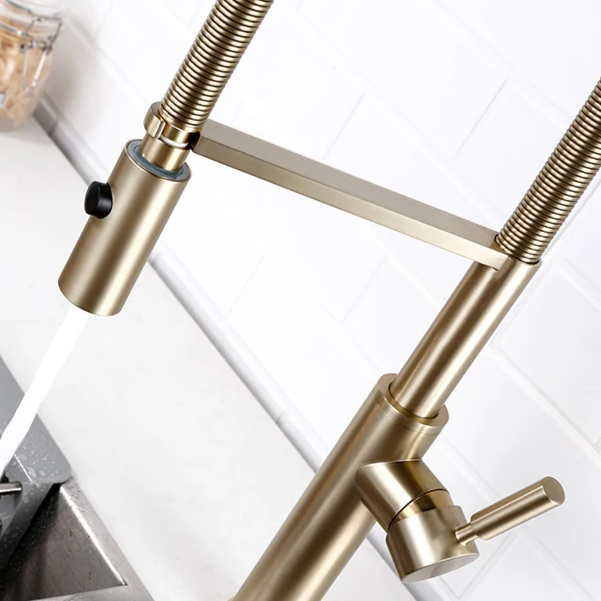 Torneira Gourmet New York - Dourado Escovado