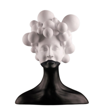 Escultura Contemporânea Bubble Hair Girl