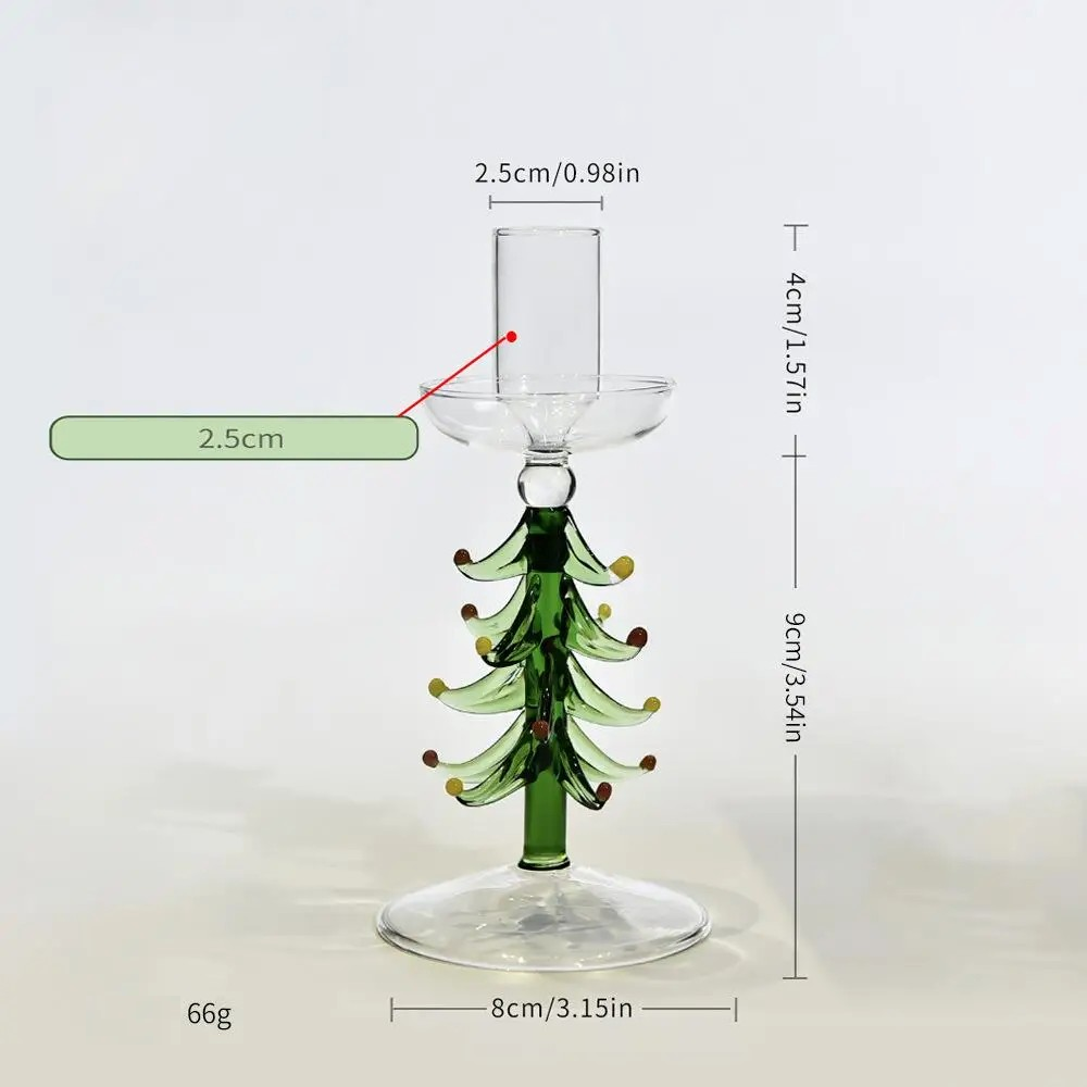 Castiçais escultura em vidro