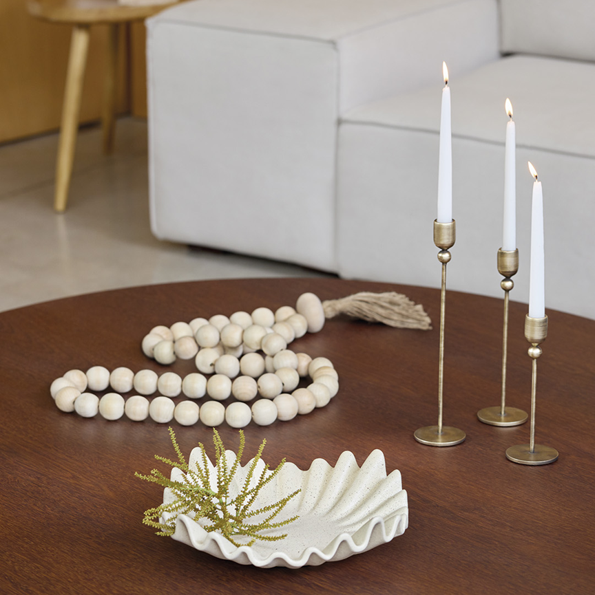 Colar de mesa em madeira - 125cmx6cm