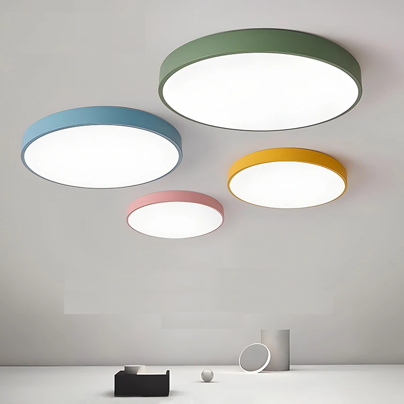 Plafon Redondo Colors - 03 Tamanhos