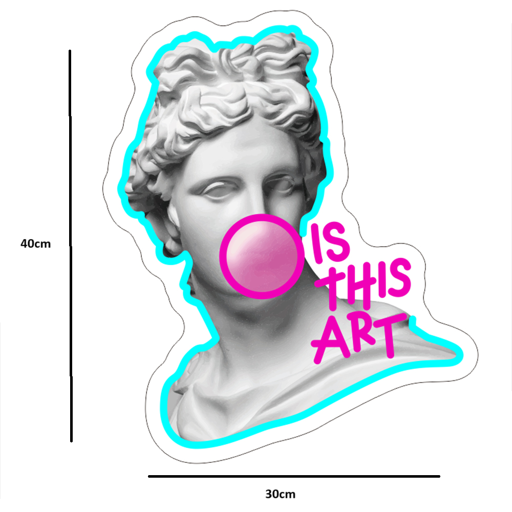 Neon contemporâneo Venus Is This Art