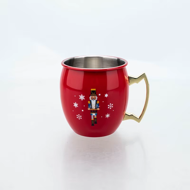 Canecas Moscow Mule Natal - Jogo 4pcs