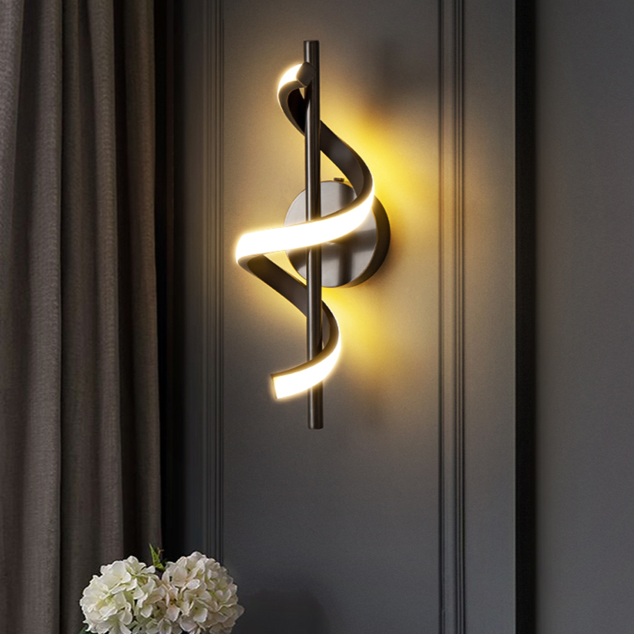 Pendentes Curvas em led - design moderno