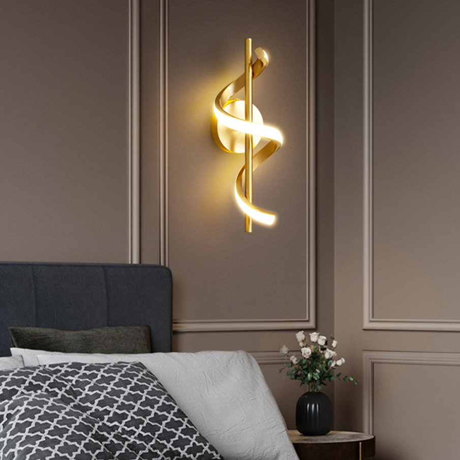 Pendentes Curvas em led - design moderno