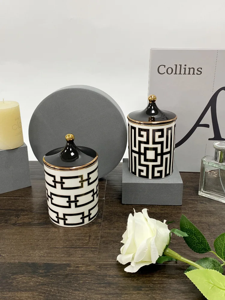 Porta Objetos/Velas Veneza - em porcelana