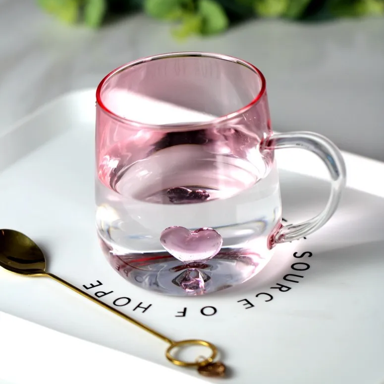 Copos degradê escultura coração