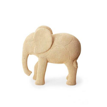 Elefante texturizado em resina - 02 Tamanhos