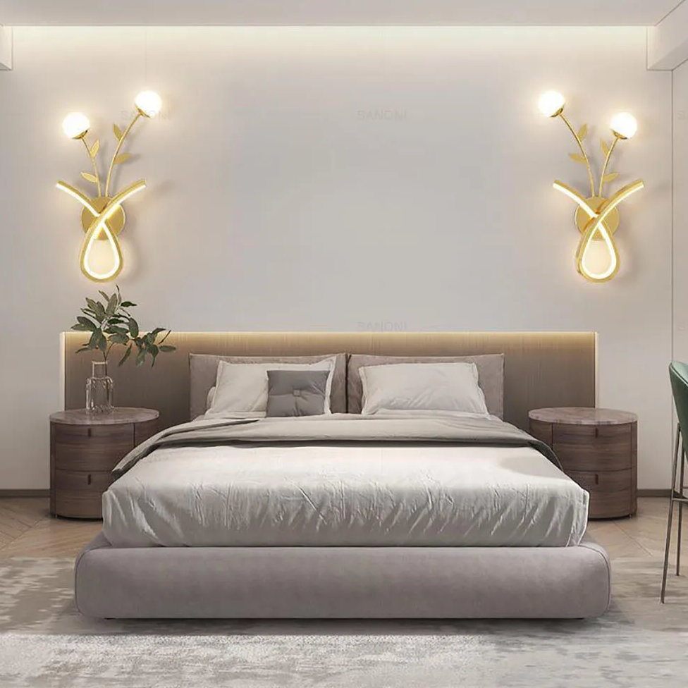 Arandela em led Bouquet de Flores - 03 Cores