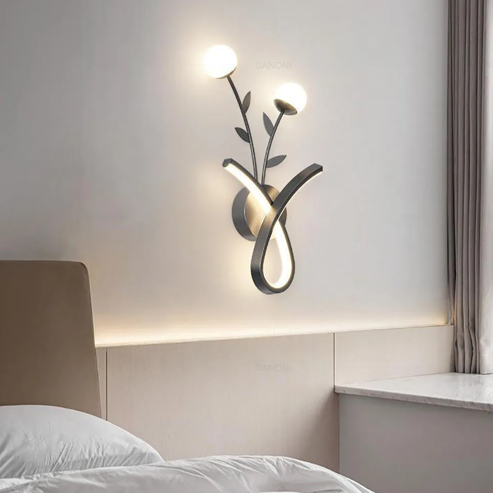 Arandela em led Bouquet de Flores - 03 Cores