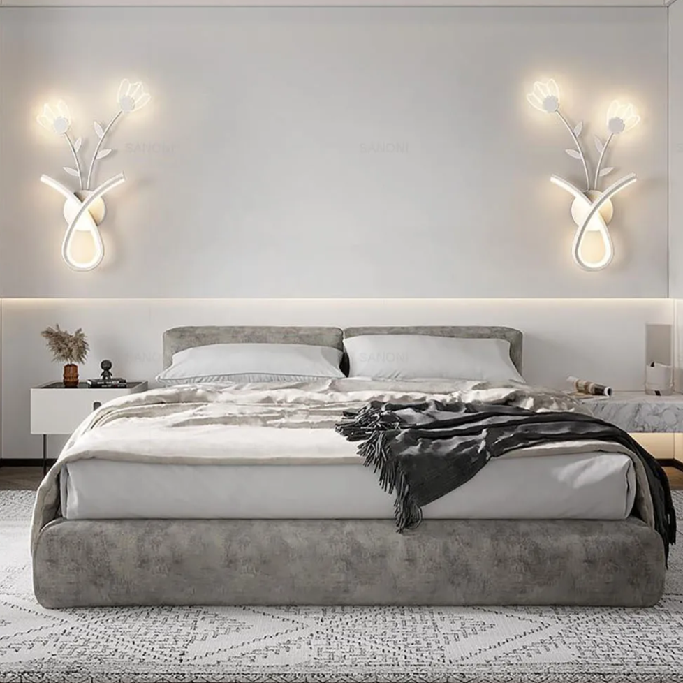 Arandela em led Bouquet de Flores - 03 Cores