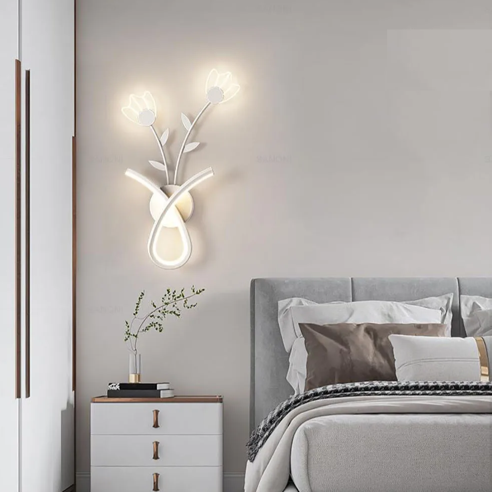 Arandela em led Bouquet de Flores - 03 Cores