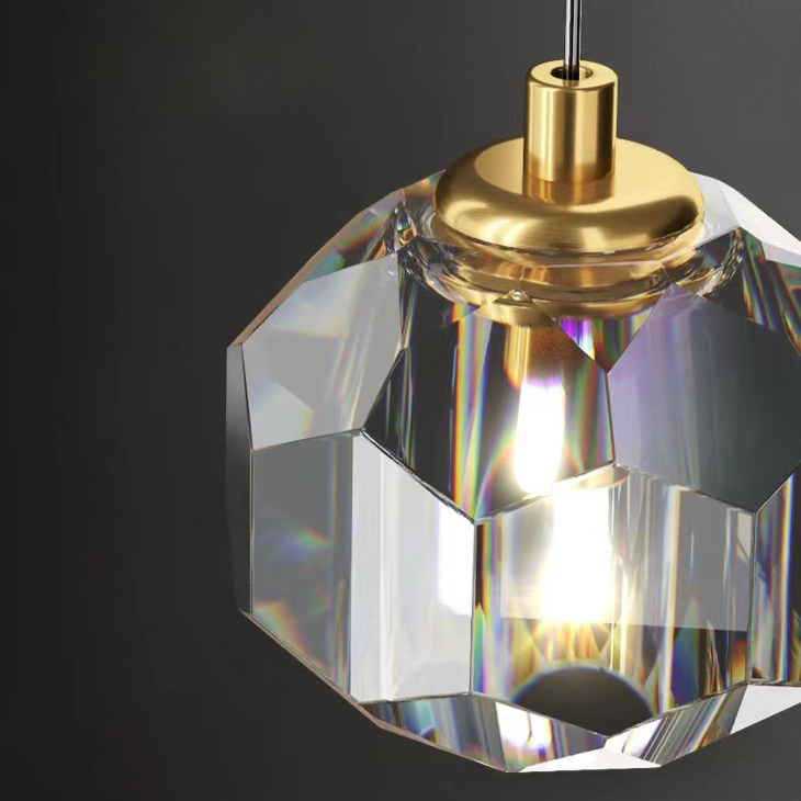 Pendente duplo Equilibrium - Metal & Cristal