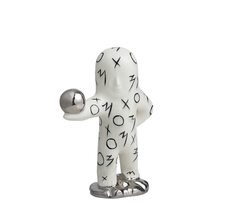 Escultura Contemporânea Little Guy - em cerâmica *peça exclusiva