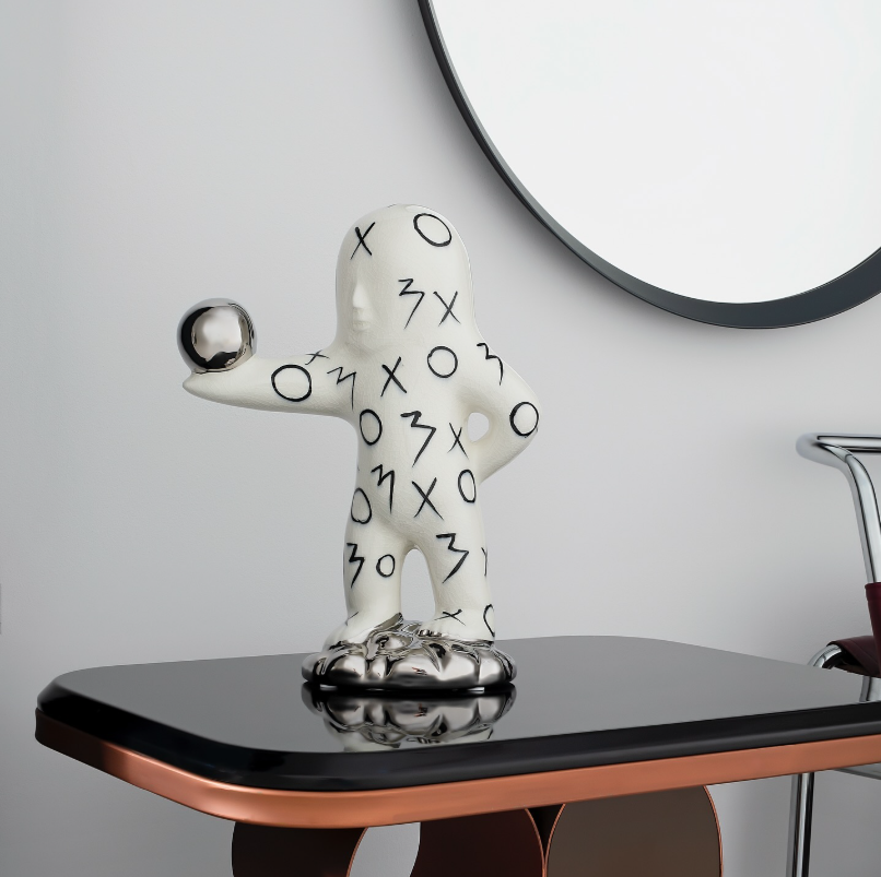Escultura Contemporânea Little Guy - em cerâmica *peça exclusiva