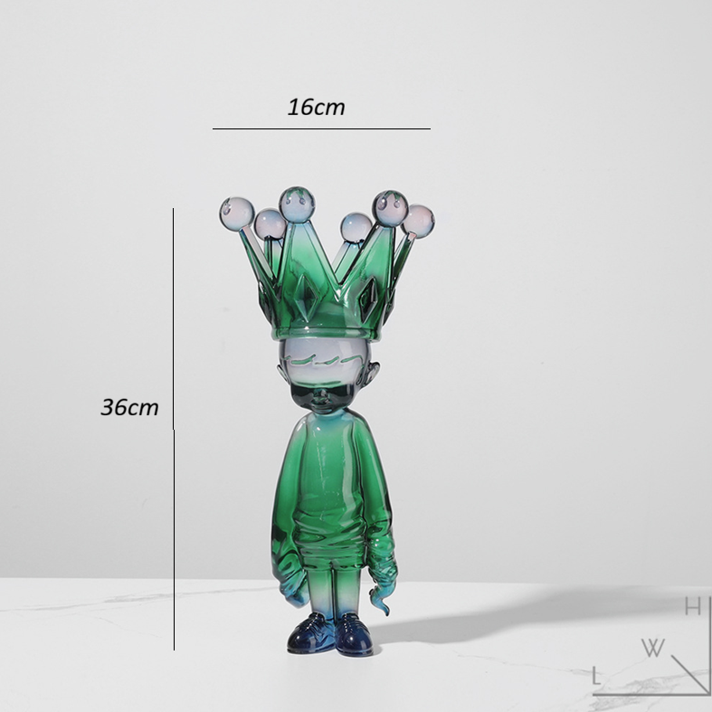 Escultura contemporânea Pequeno Príncipe - *peça exclusiva