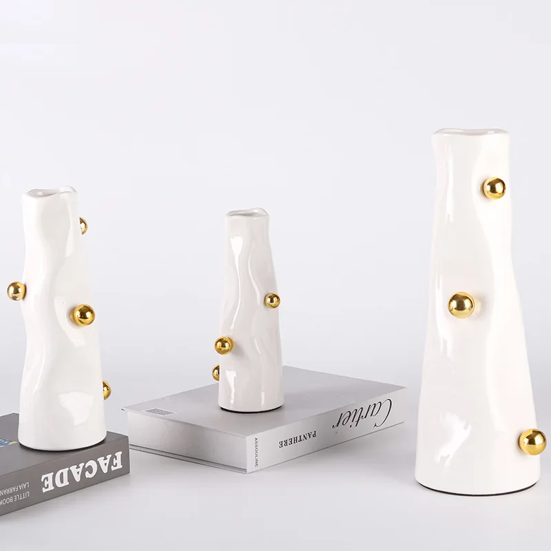 Vasos em porcelana Esferas - 03 Tamanhos