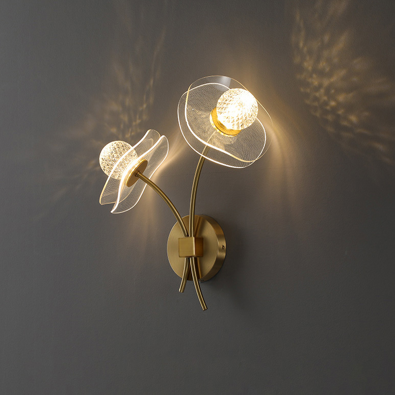 Arandelas Flower Duplo - design criativo