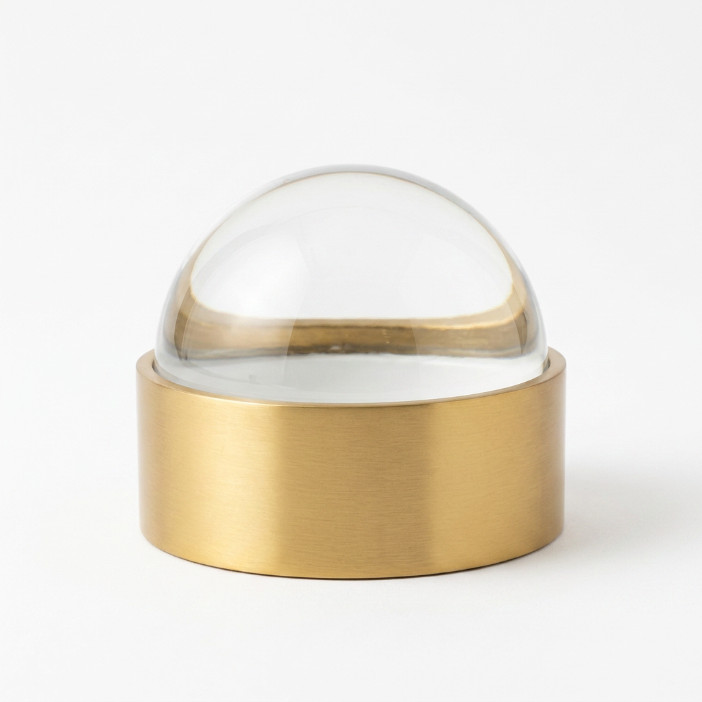 Caixa em metal com Esfera Cristal