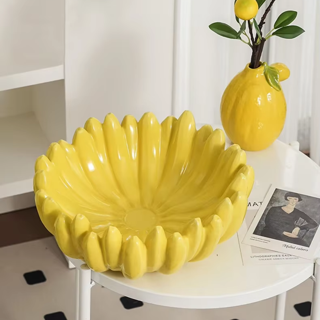 Fruteira Banana - cerâmica