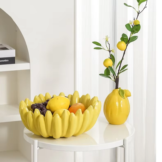 Fruteira Banana - cerâmica