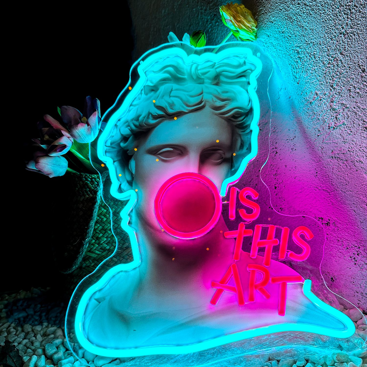 Neon contemporâneo Venus Is This Art