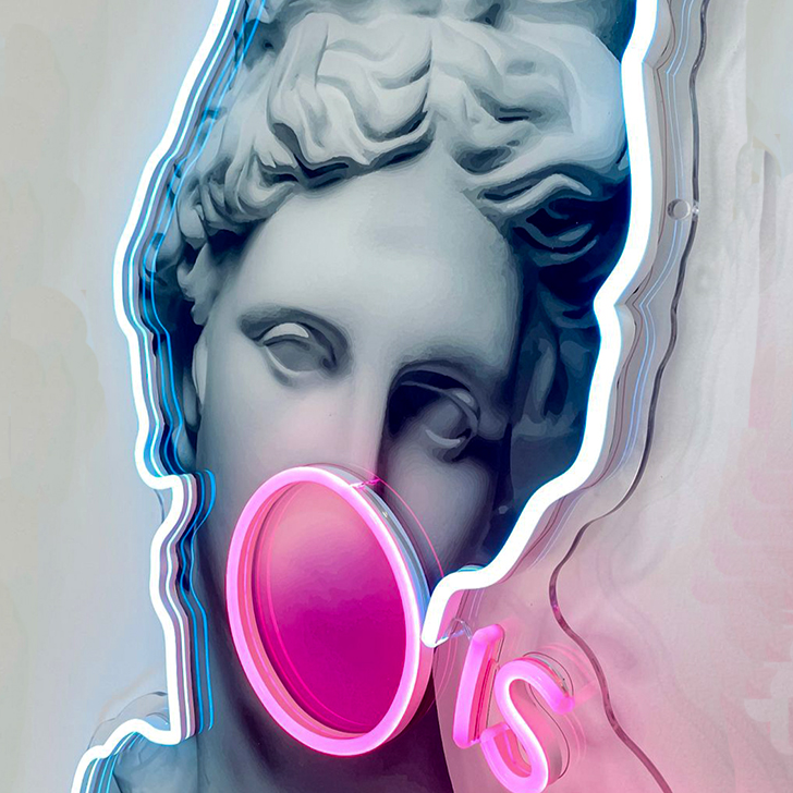 Neon contemporâneo Venus Is This Art