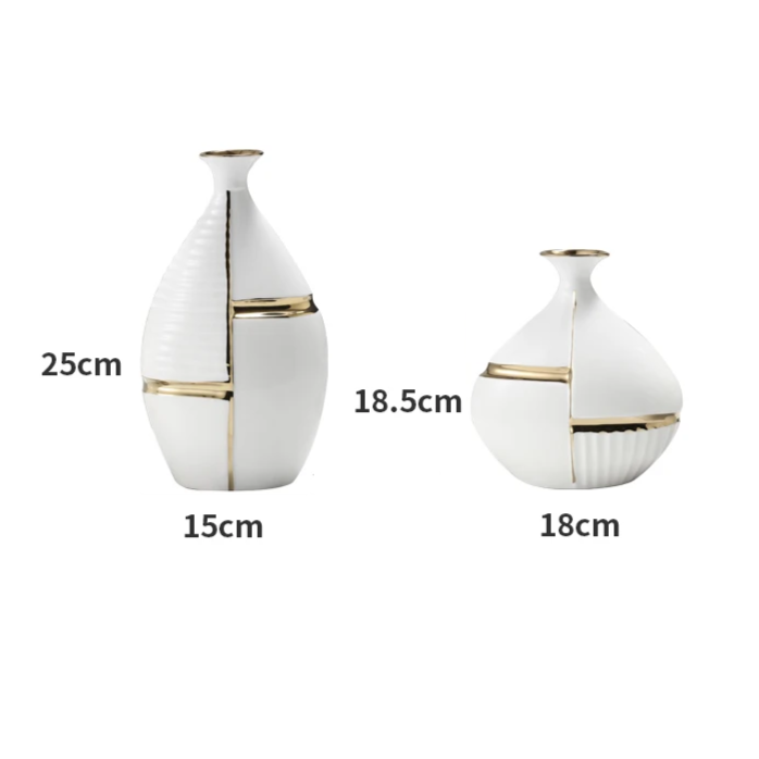 Vasos em porcelana Paris - 02 Modelos