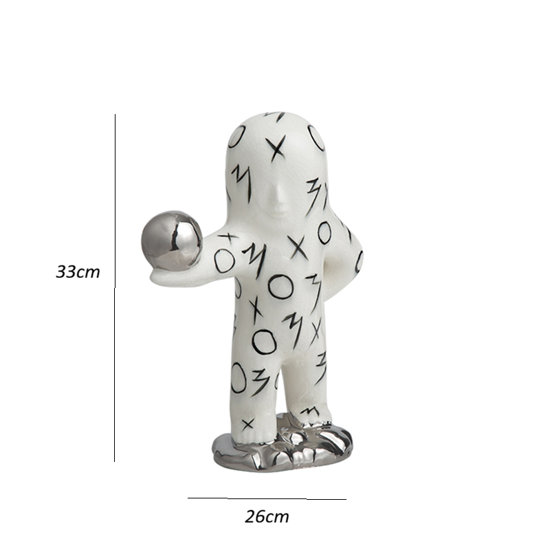 Escultura Contemporânea Little Guy - em cerâmica *peça exclusiva