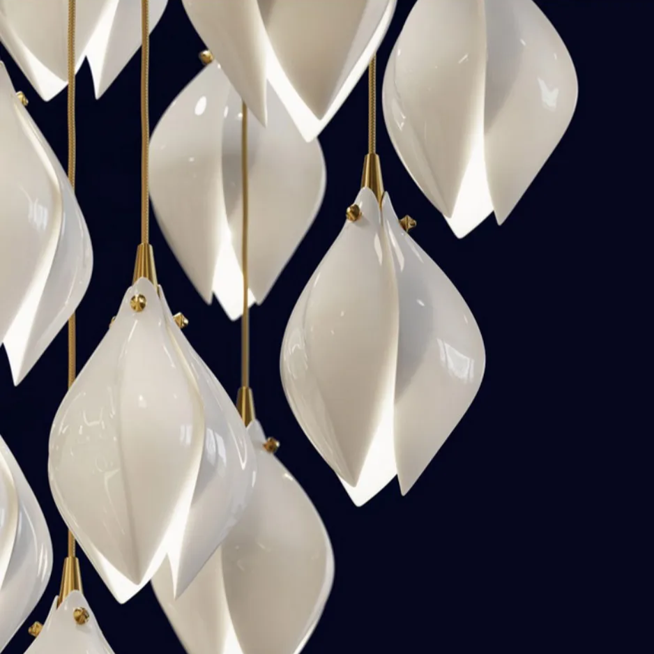 Pendentes Magnólia - em cerâmica