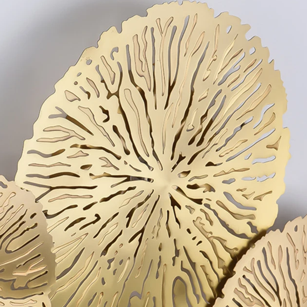 Arandela em metal Lotus - 04 Tamanhos