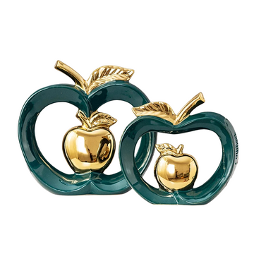 Adornos decorativos Big Apple - em cerâmica esmaltada